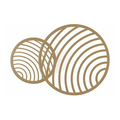 Plafón de MANTRA de la colección COLLAGE Oro | LuzAlcala.com