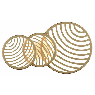 Plafón de MANTRA de la colección COLLAGE Oro | LuzAlcala.com