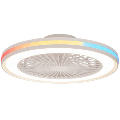 Ventilador Mod. GAMER Grande de MANTRA en Blanco | LuzAlcala.com