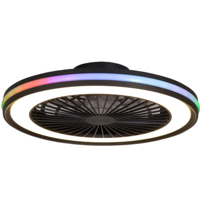 Ventilador Mod. GAMER Grande de MANTRA en Negro | LuzAlcala.com