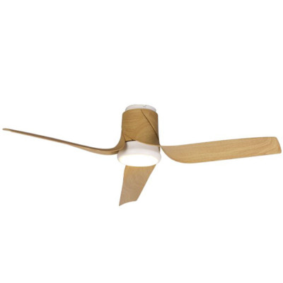 Ventilador Mod. USHUAIA de MANTRA en blanco/madera | Luz Alcalá