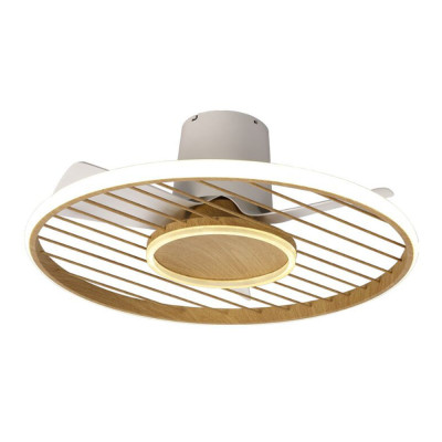 Ventilador Mod. SOHO de MANTRA en blanco/madera | Luz Alcalá