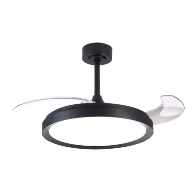 Ventilador Mod. MISTRAL de MANTRA en negro | Luz Alcalá