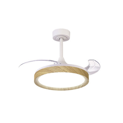 Ventilador Mod. MISTRAL MINI de MANTRA en blanco/madera