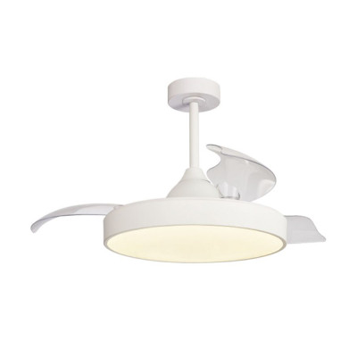 Ventilador Mod. ALASKA de MANTRA en blanco | Luz Alcalá