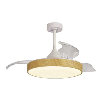 Ventilador Mod. ALASKA de MANTRA en madera | Luz Alcalá