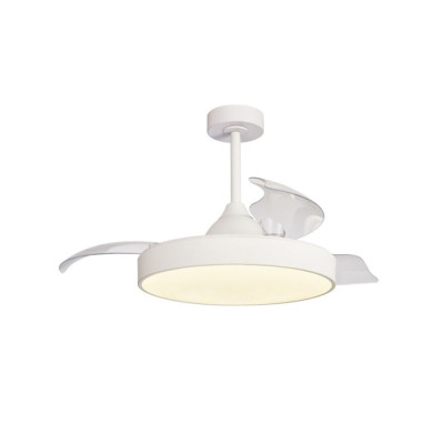 Ventilador Mod. ALASKA MINI de MANTRA en blanco | Luz Alcalá