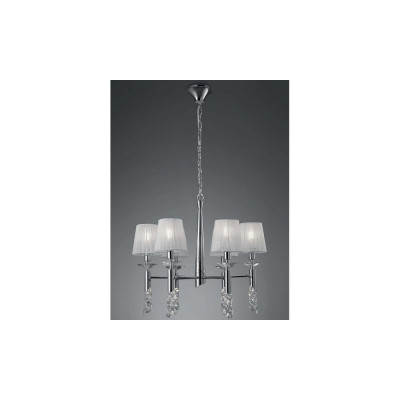 Lámpara de MANTRA colección TIFFANY en cromo 6 luces | LuzAlcala.com